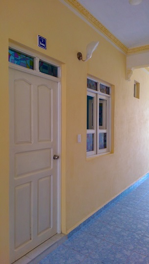 'Hall and entrance of the rooms' 